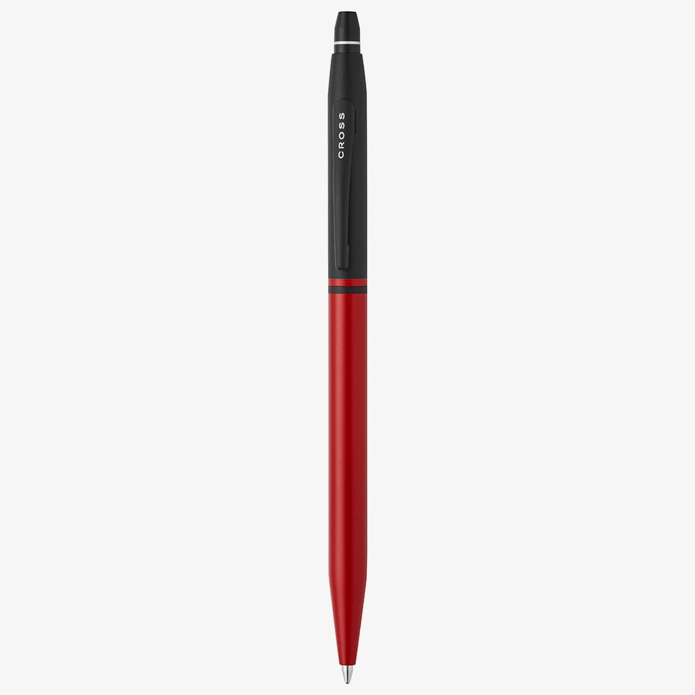 Cross Click Tuxedo Satin Metallic Red Ballpoint Pen AT0622-125