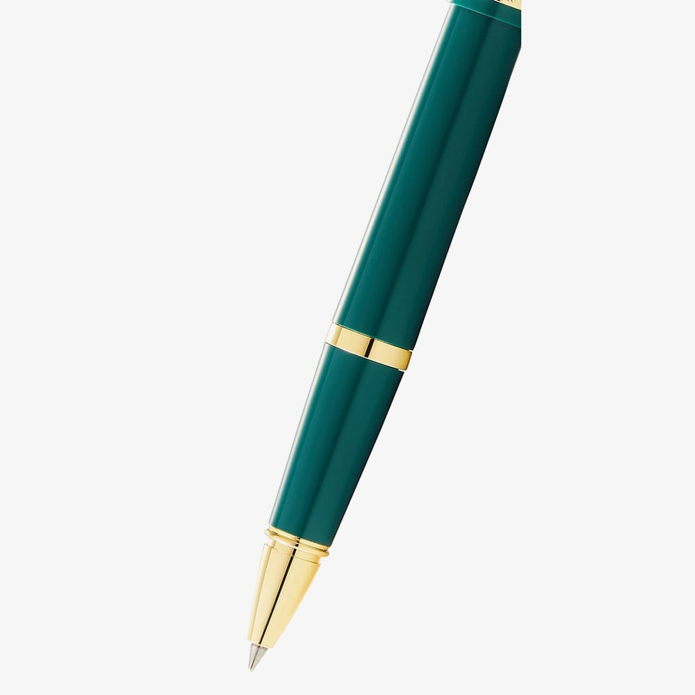 Cross Bailey Light Green Resin & Gold Tone Rollerball Pen AT0745-12