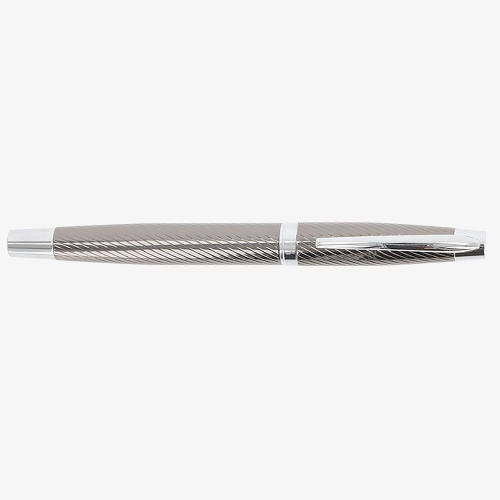 Bridgewater Lancaster Gunmetal and Chrome Fountain Pen 341521