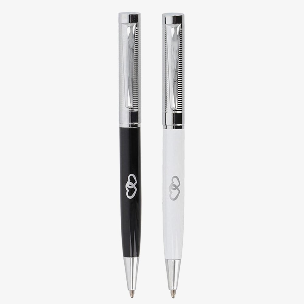 Bridgewater White & Black Mr & Mrs Boxed Occasion Pen 341500