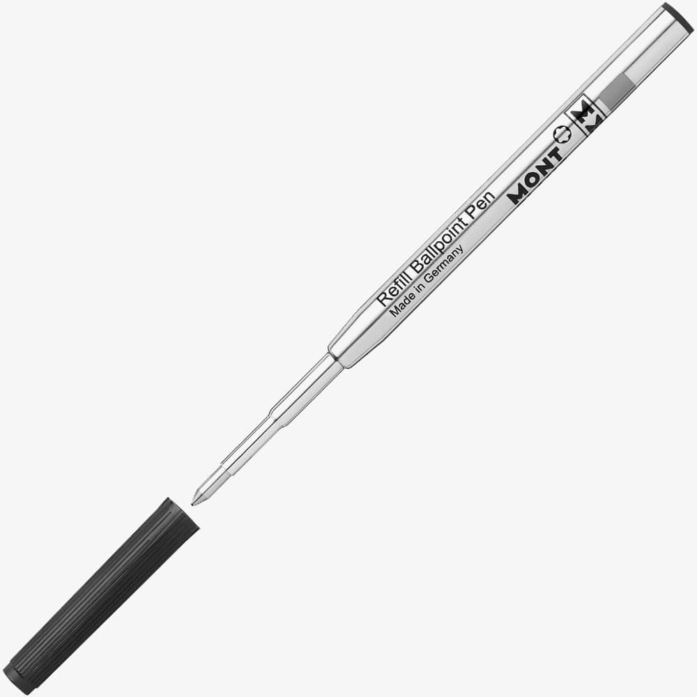 Montblanc 2 Ballpoint Refills Medium Mystery Black 128211
