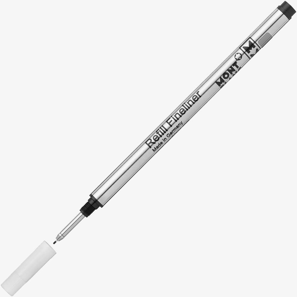 Montblanc 2 Fineliner Refills Medium Mystery Black 128246