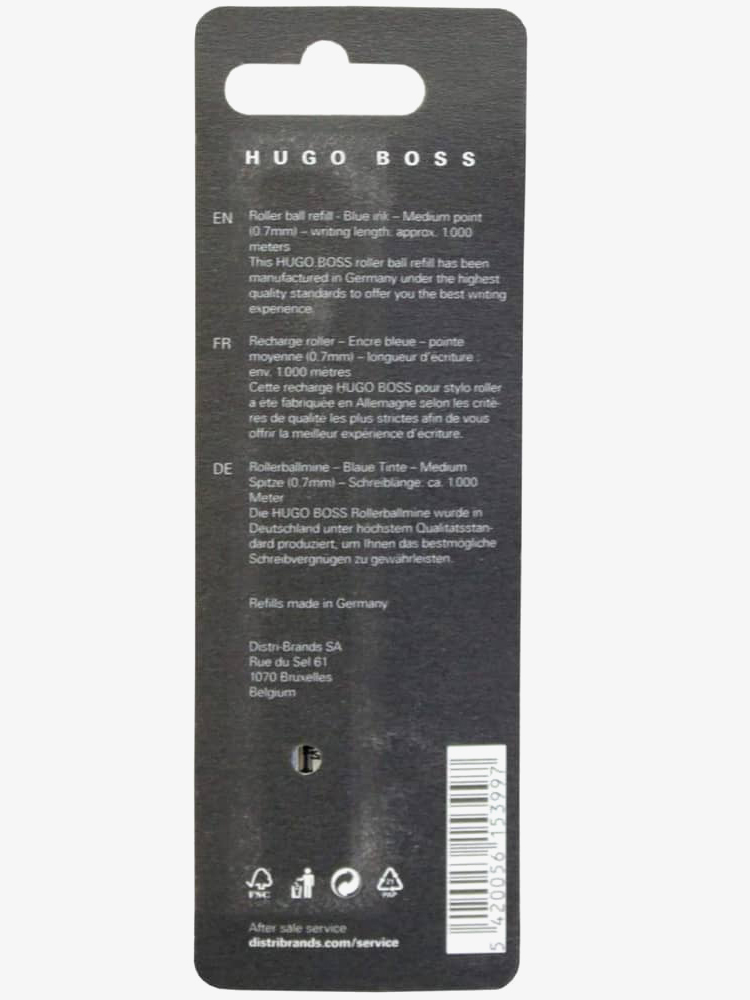 BOSS Blue Rollerball Pen Refill Pack of 2 HPR751BM