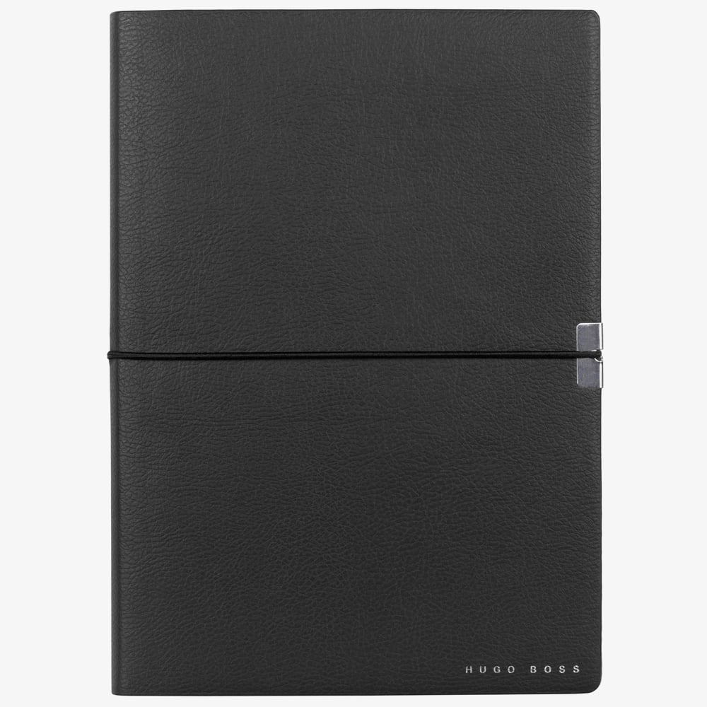 BOSS Storyline Black A5 Lined Notebook HNH124AL
