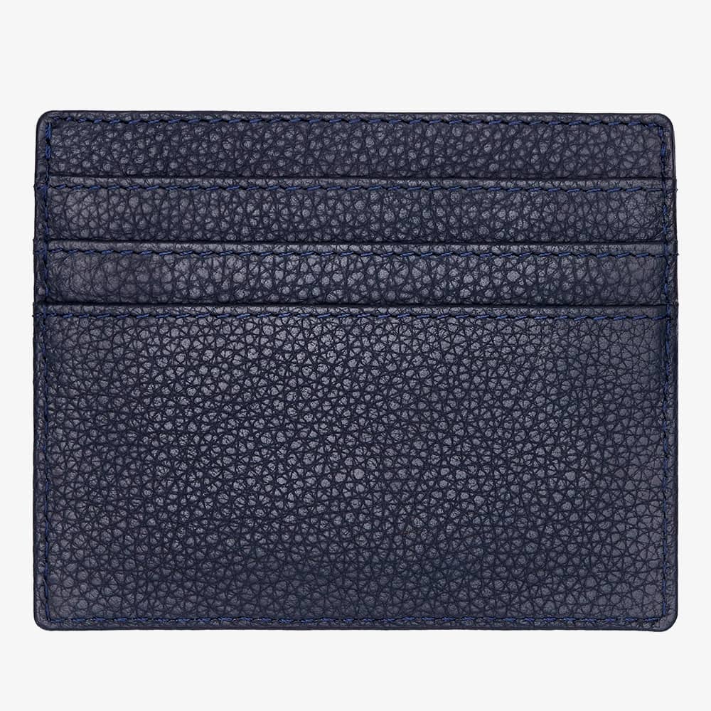BOSS Classic Grained Navy Card Holder HLC416N