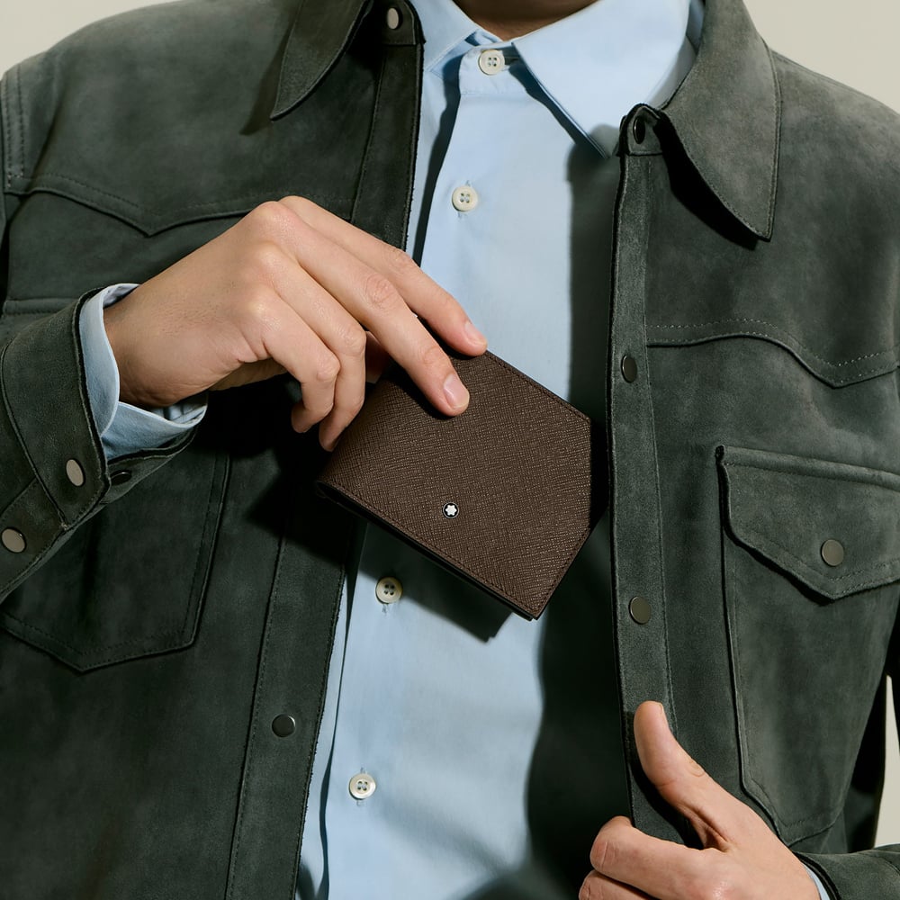 Montblanc Sartorial Leather Brown Wallet 223009