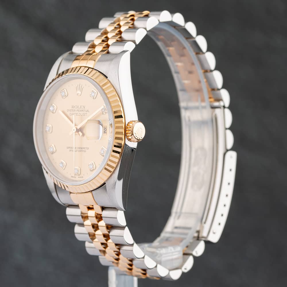 Pre-Owned Rolex Datejust Diamond Dot Dial Watch 16233