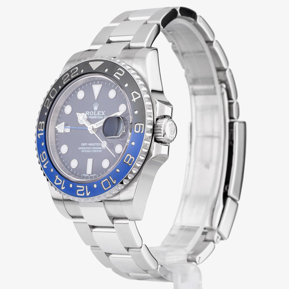 Pre-Owned Rolex Mens GMT Master II BRUISER Automatic Watch 116710BLNR