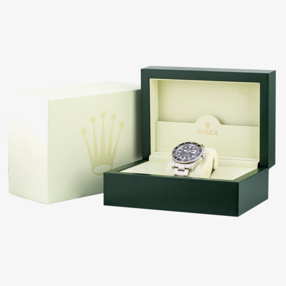 Pre-Owned Rolex Mens Submariner Silver Bracelet Watch 116610LN