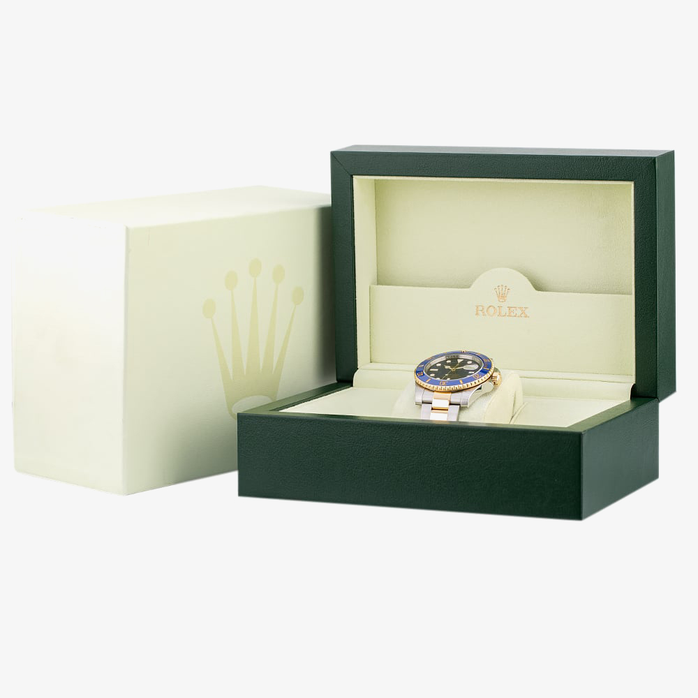 Pre-Owned Rolex Mens Submariner Blue Dial Watch 116613LB