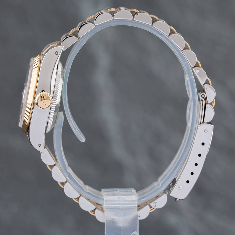 Pre-Owned Rolex Datejust 1992 Ladies Bi Colour Diamond Set Dial Bracelet Watch 69173