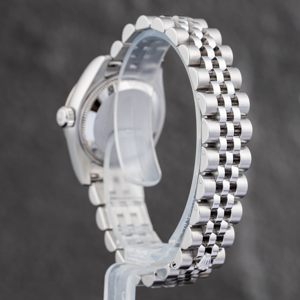 Pre-Owned Rolex Ladies Datejust Jubilee Silver Bracelet Watch 179174