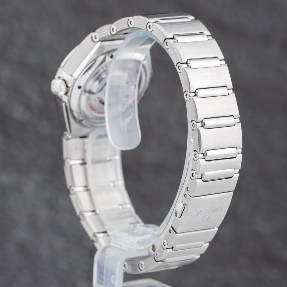 Pre-Owned OMEGA Ladies Constellation Silver Bracelet Watch 13110292052001