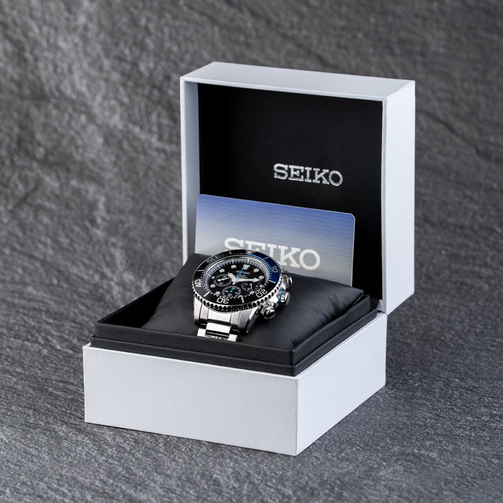 Pre-Owned Seiko Mens Solar Bracelet Watch SSC017P1