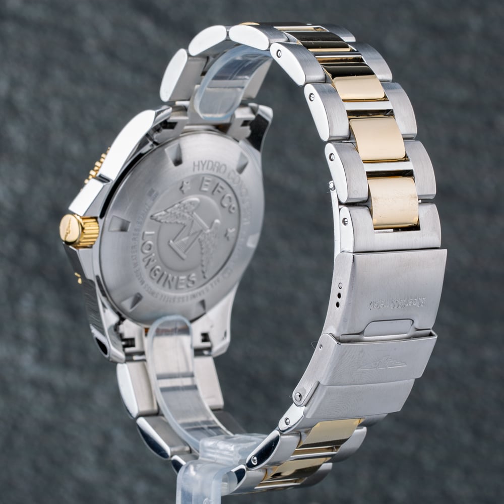 Pre-Owned Longines Mens Hydroconquest Blue Dial Bracelet Watch L3.740.3