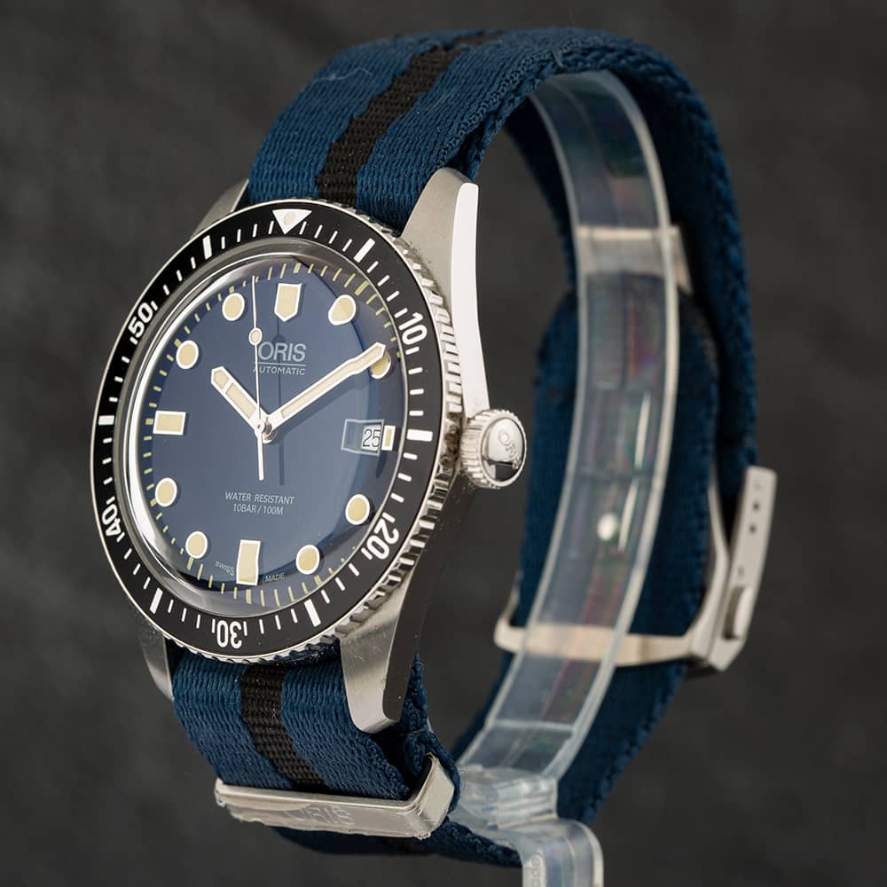 Pre-Owned Oris Divers Sixty Five Watch 733772040550882000