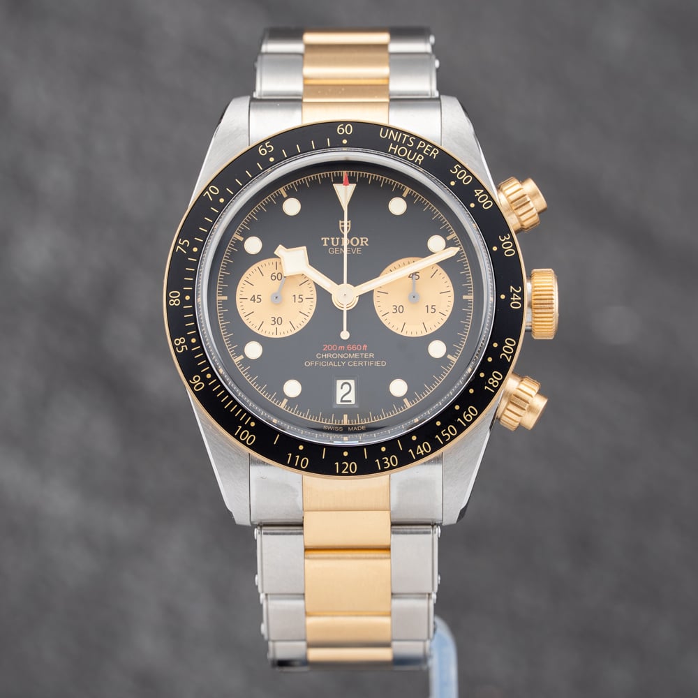 House of Watches - Pre-Owned Tudor Mens Black Bay S&G Bracelet Watch M79363N-0001