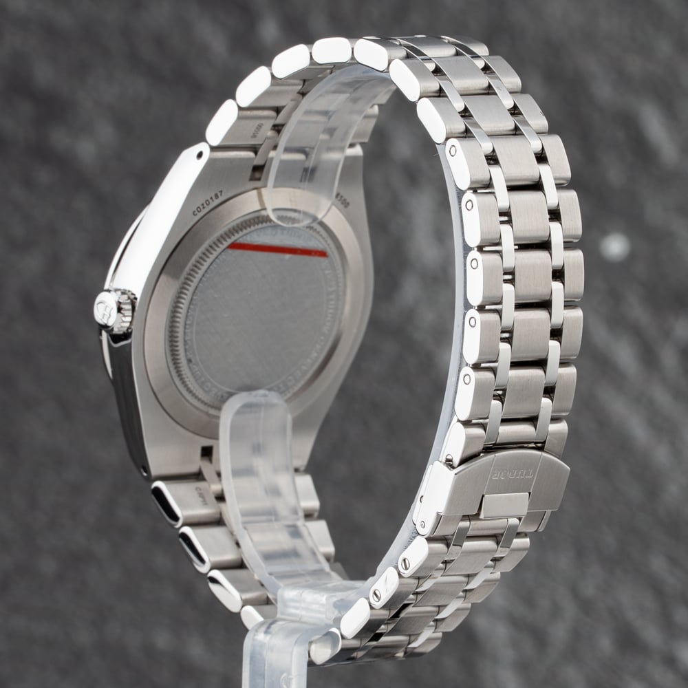 Pre-Owned Tudor Mens Royal Blue Dial Silver Bracelet Watch 28500