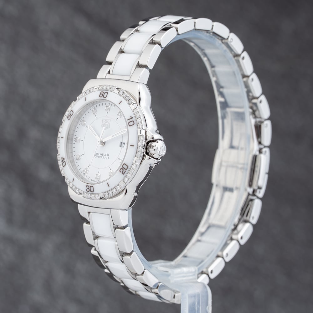 Pre-Owned TAG Heuer Ladies Formula 1 White Bracelet Watch WAH1313.BA0868