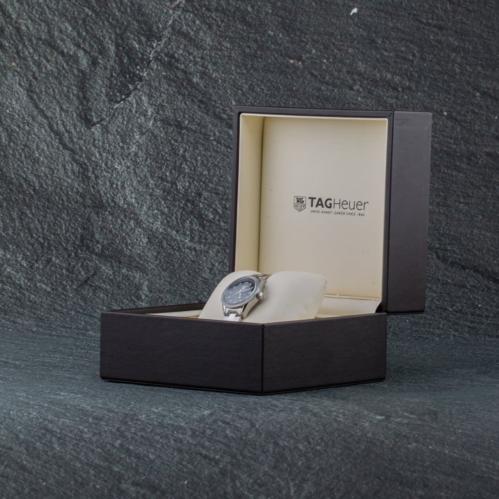 Pre-Owned TAG Heuer Ladies Carrera Black Dial Bracelet Watch WV2412.BA0793