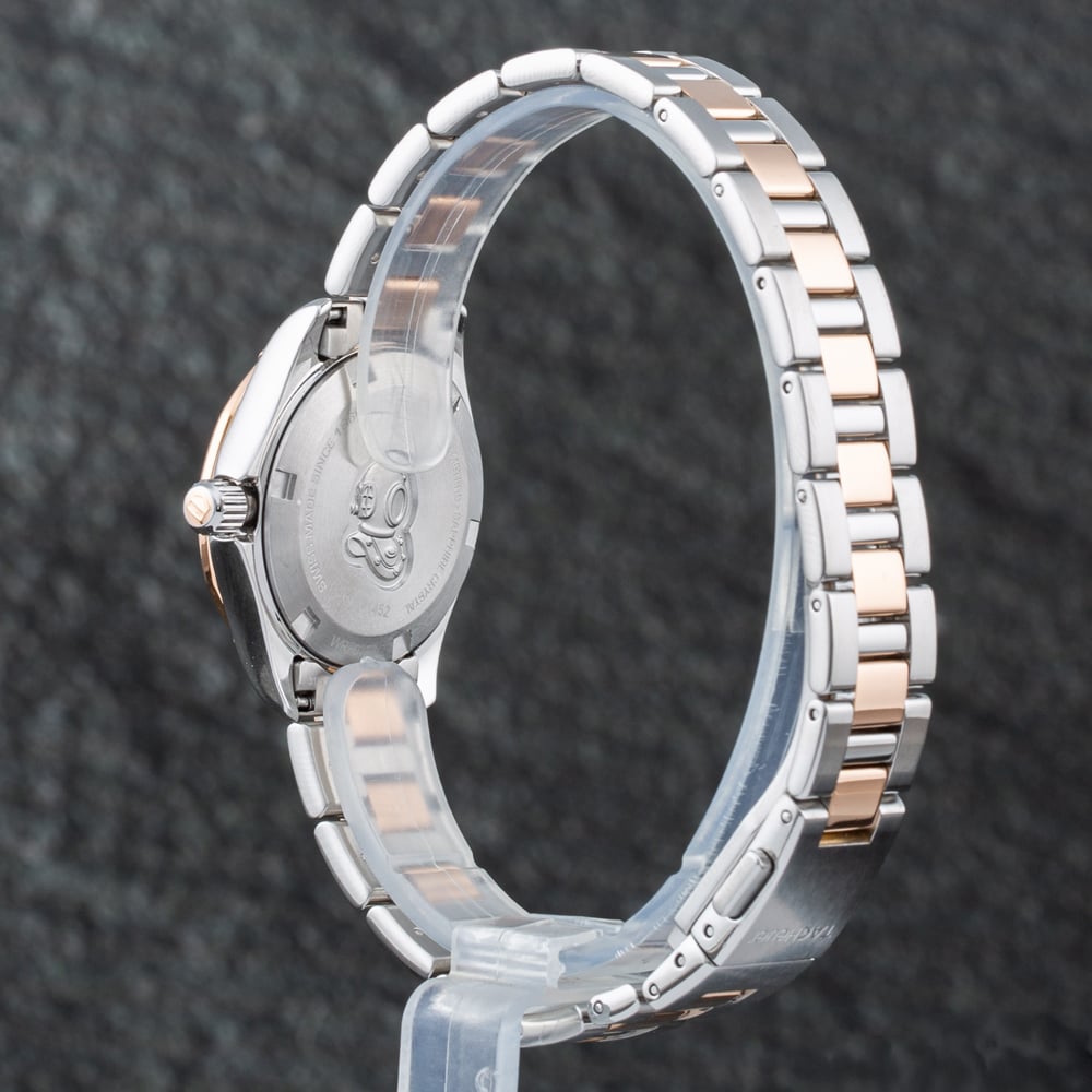 Pre-Owned TAG Heuer Ladies Aquaracer Two Colour Dial Bracelet Watch WAP1452.BD0837