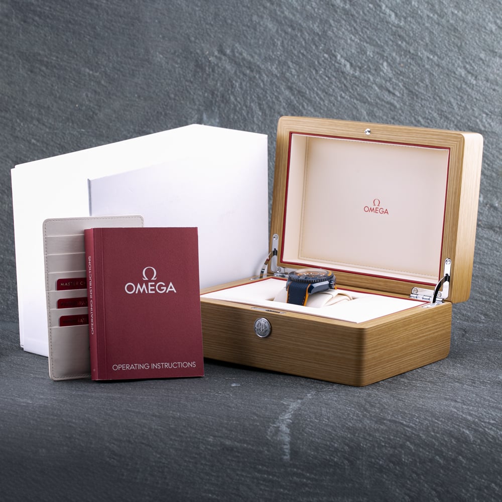 Pre-Owned OMEGA Seamaster Planet Ocean Big Blue Watch 2159246