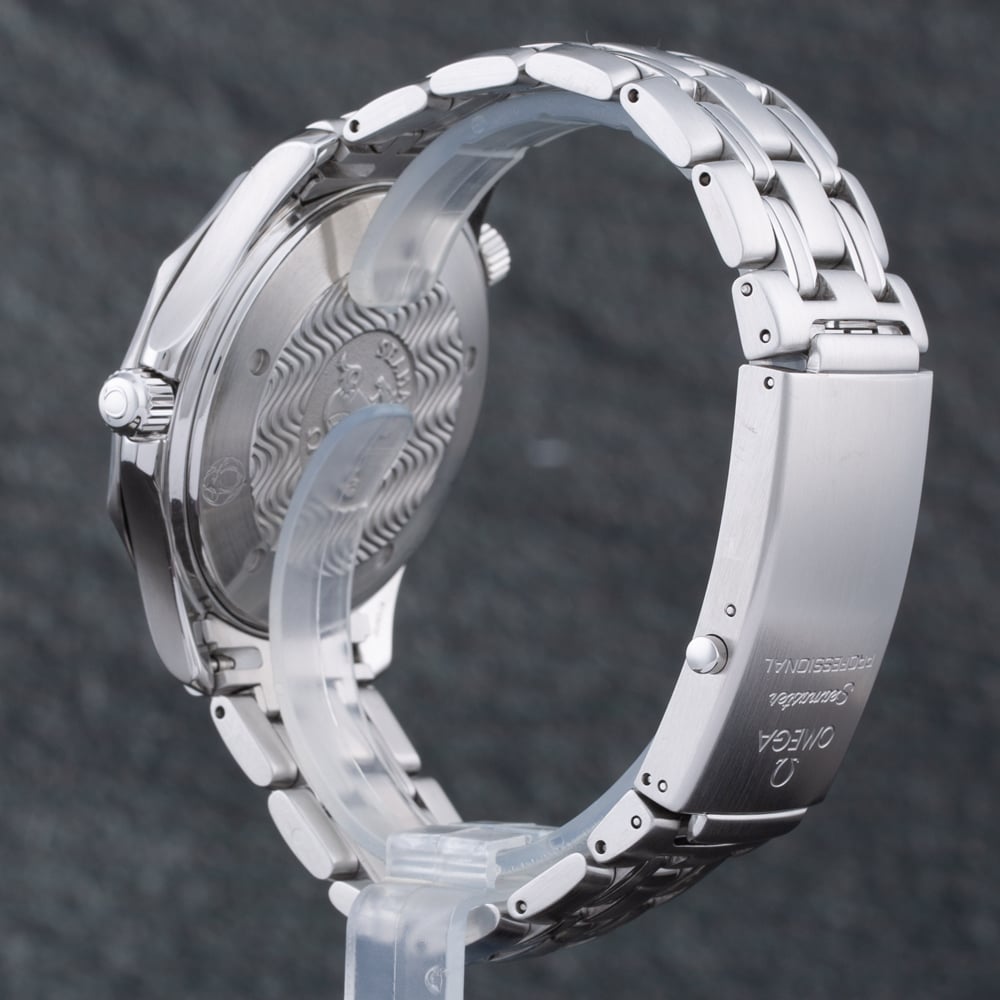 Pre-Owned OMEGA Mens Seamaster Blue Dial Bracelet Watch 2531.80.00