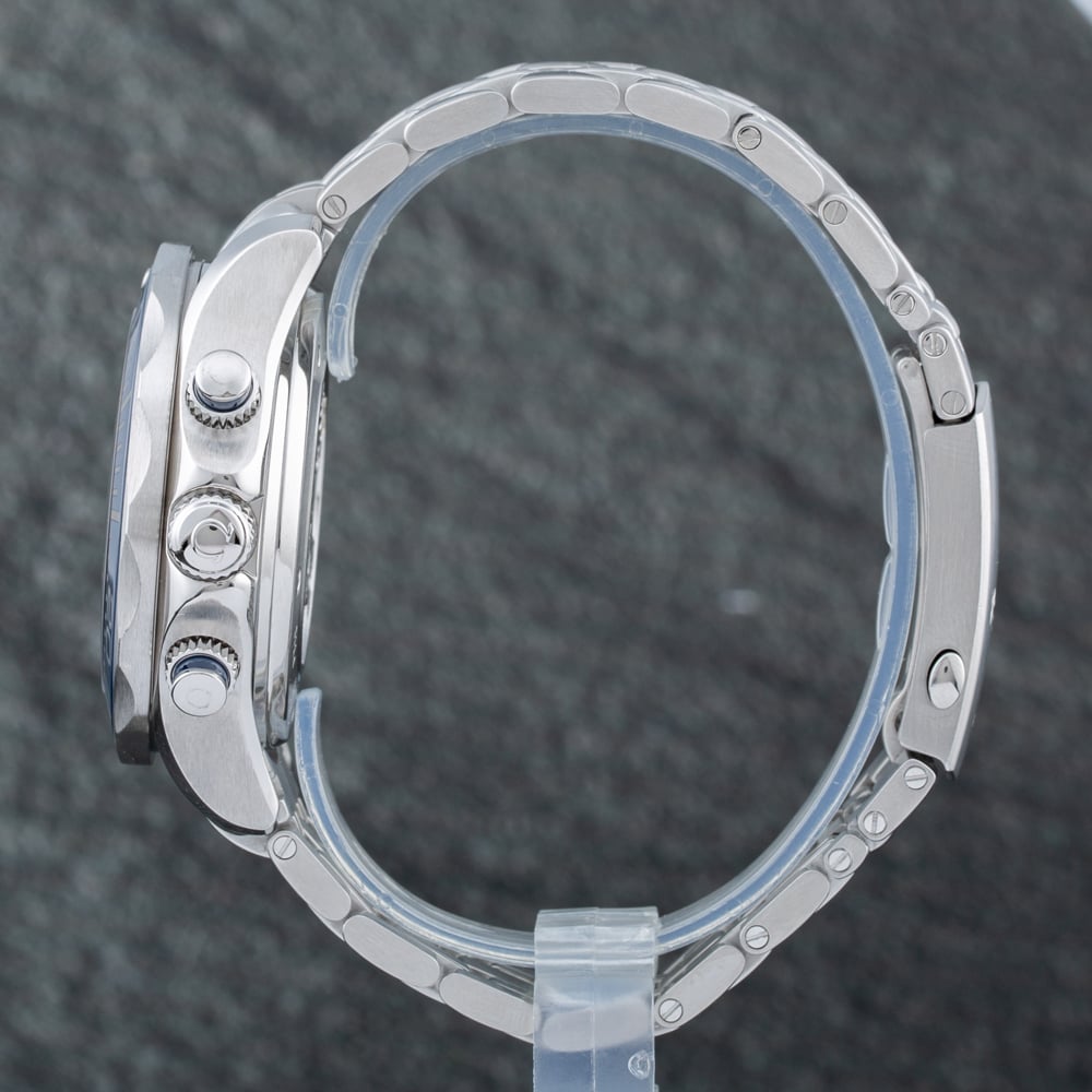 Pre-Owned OMEGA Mens Seamaster Diver Chronograph Blue Dial Bracelet Watch 212.30.44.50.03.001
