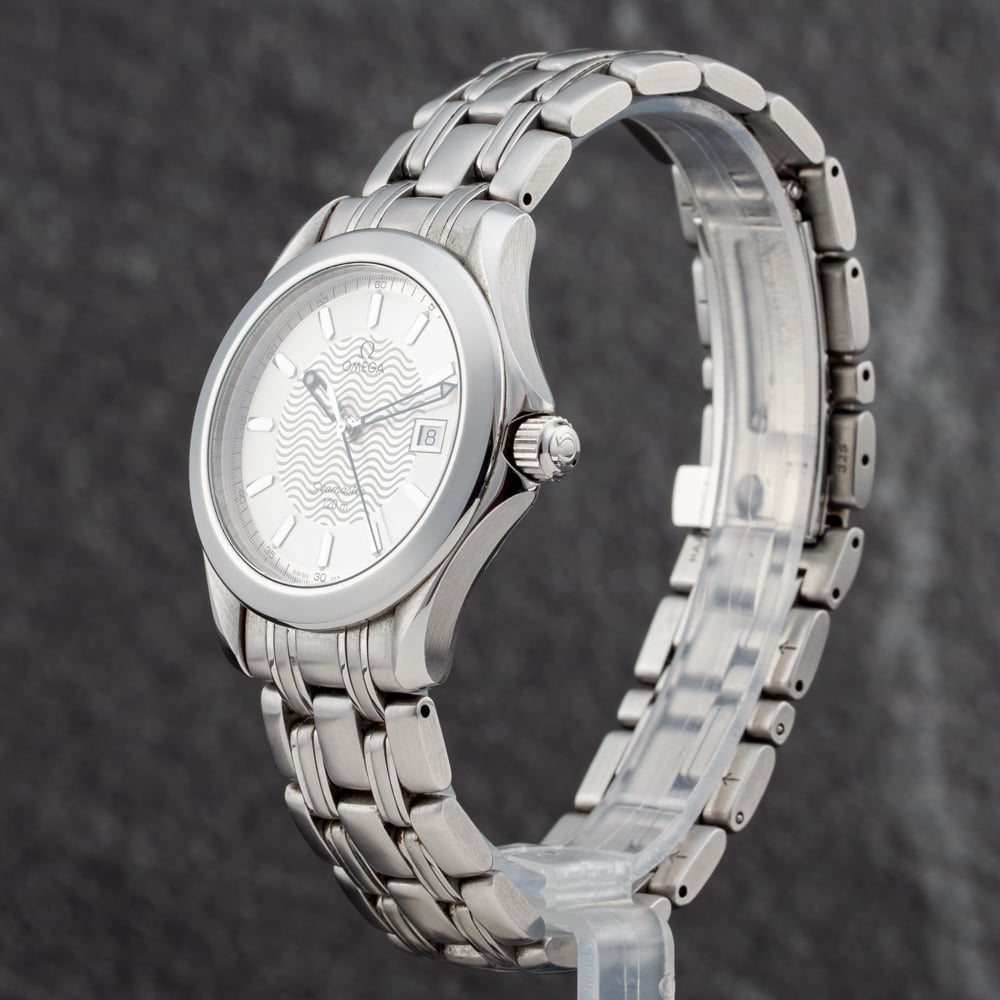 Pre-Owned OMEGA Mens Seamaster 120 Silver Bracelet Watch 2531131