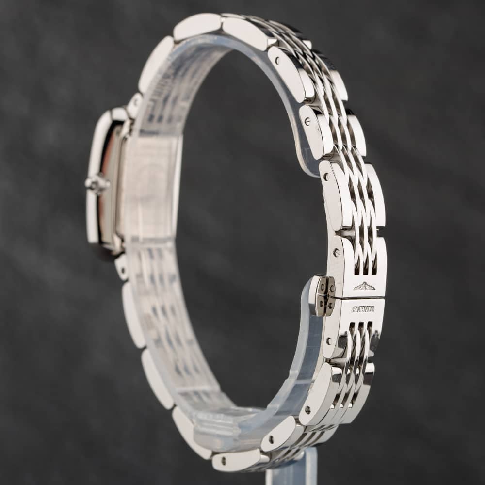 Pre-Owned Longines Ladies Equestrian Diamond Set Mother Of Pearl Watch L6.137.3.87.7