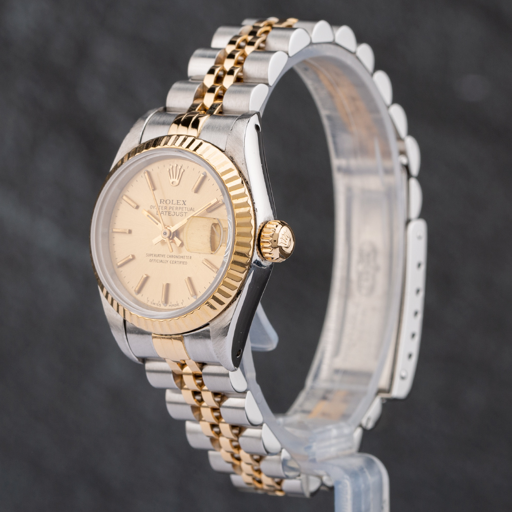 Pre-Owned Rolex Ladies Two Tone Datejust Bracelet Watch 69173