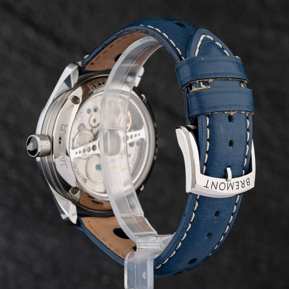 Pre-Owned Bremont JAGUAR MKI Black Dial Strap Watch BJ-I/BK