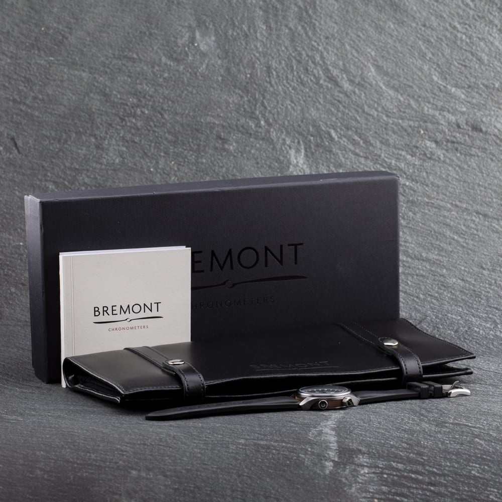 Pre-Owned Bremont Martin Baker Black Rubber Strap Watch MBIII/BZ.