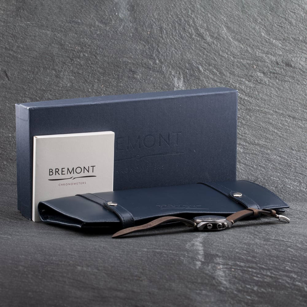 Pre-Owned Bremont Griffon Brown Leather Strap Watch ALT1-C-GRIFFON-S.