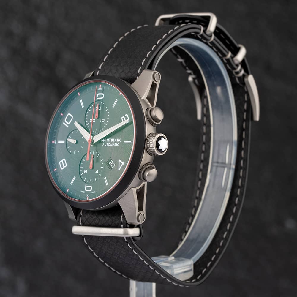 Pre-Owned Montblanc Timewalker Urban Black E-Strap Watch 113827 Watch 113827