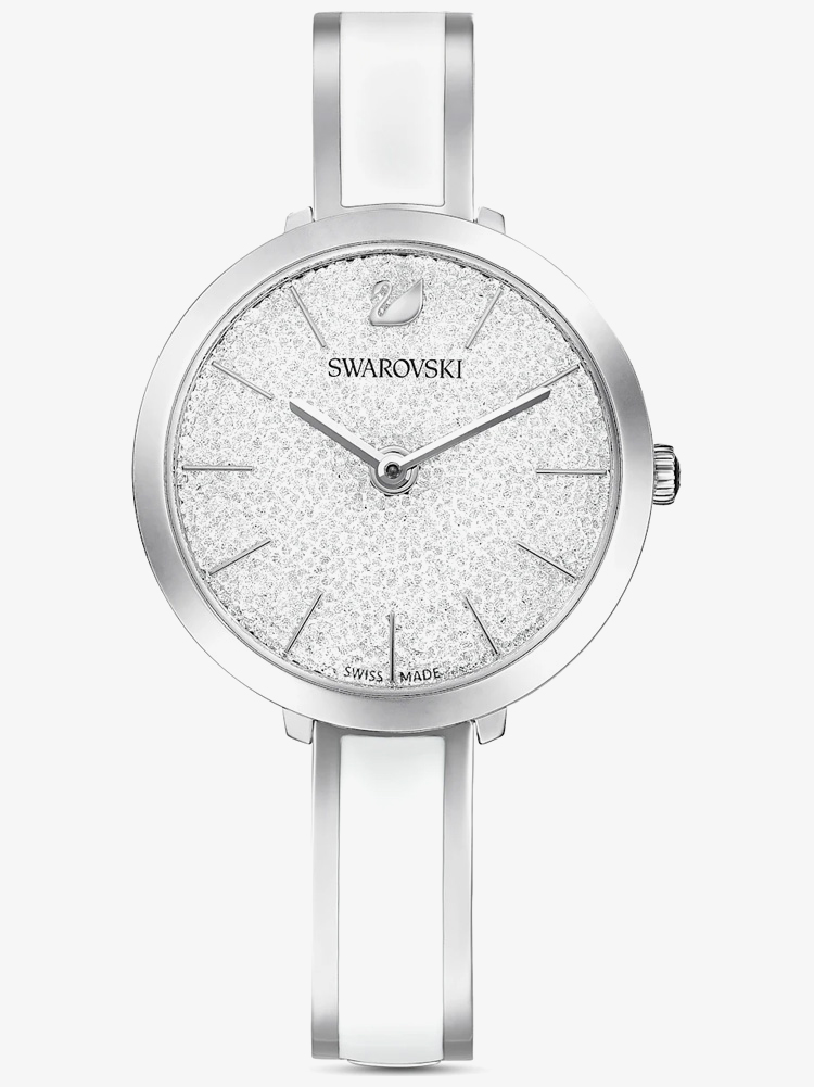 House of Watches - Swarovski White Crystalline Delight Stainless Steel Bracelet Watch 5580537
