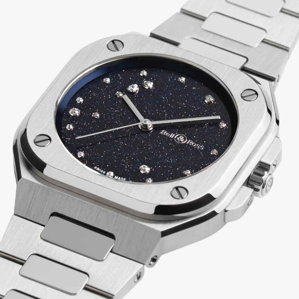 Bell & Ross Unisex BR05 36mm Blue Diamond Eagle Watch BR05A-S-EA-ST/SST