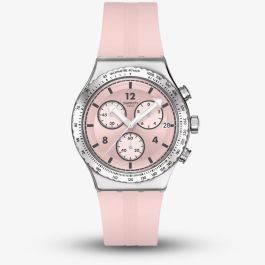 Swatch Poppingly Pink Watch 43mm NEW Men main image 2