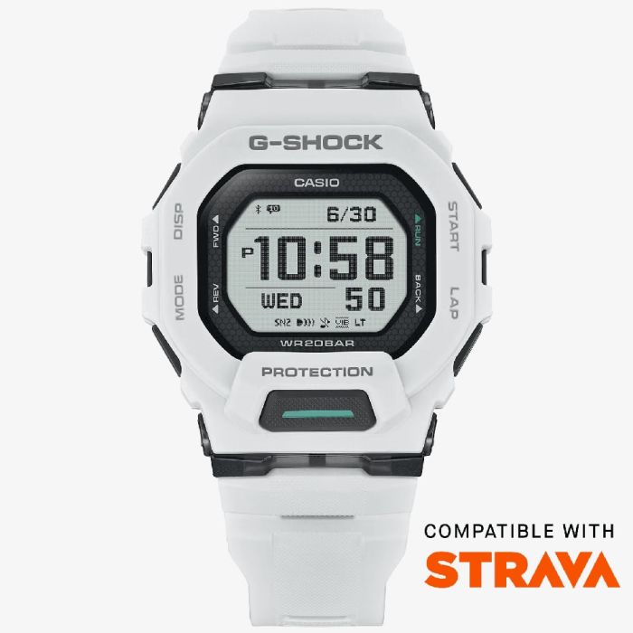 N*様 カシオ CASIO 腕時計　G-SQUAD GBD-200 SERIES Casio GBD-200-7ER G-Shock G-Squad GBD-200 White Smart Watch