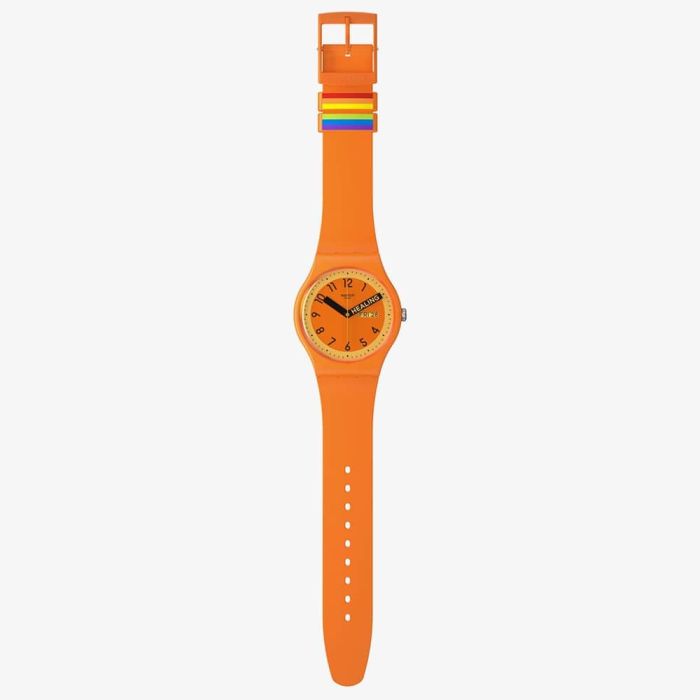 Swatch Proudly Orange Watch SO29O700