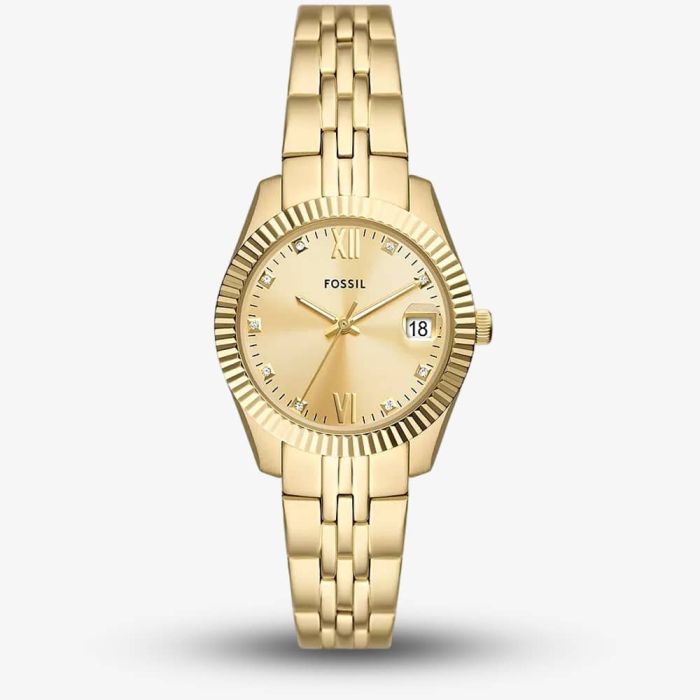 Fossil ES5338 Scarlette Gold Plated Watch