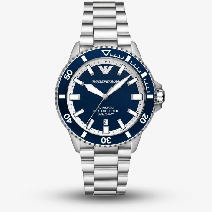 Emporio Armani AR60079 Mens Sea Explorer Blue Watch