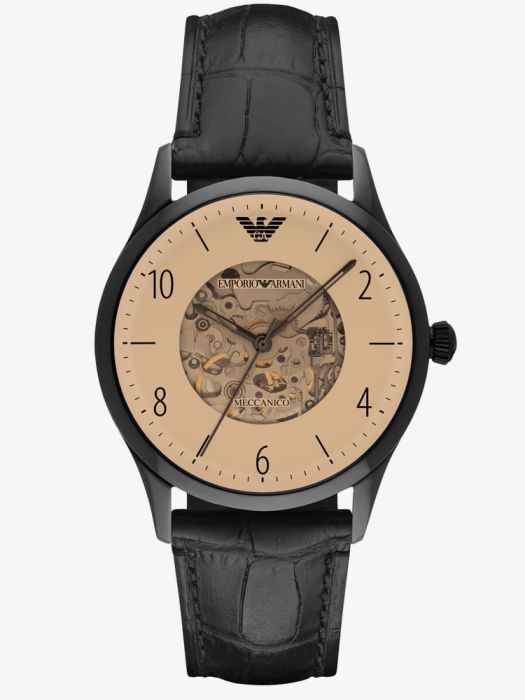 Emporio armani shop black watch price