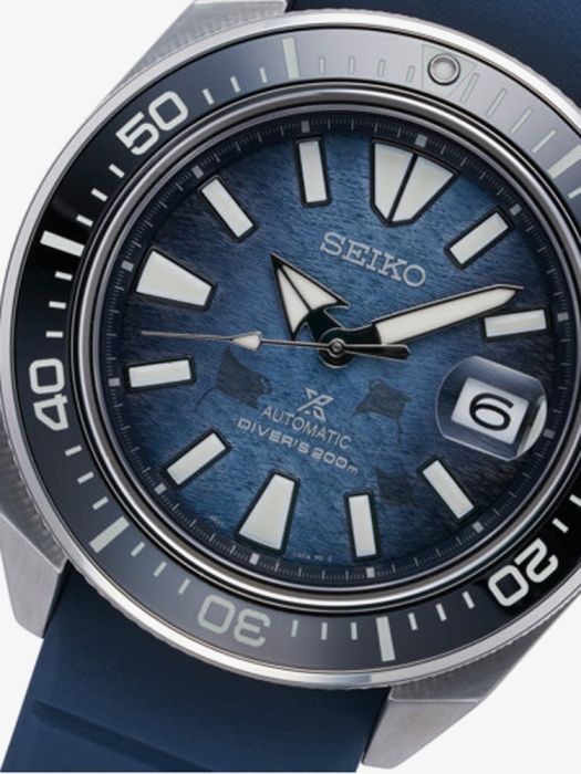 Seiko Mens Prospex Save The Ocean King Samurai Watch SRPF79K1