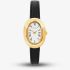 Sekonda Ladies Classic Bellamy Oval Dial Black Leather Strap Watch 40743