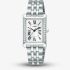 Lorus Ladies Rectangular White Dial Bracelet Watch RG233YX9