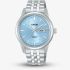 Lorus Ladies Classic Light Blue Sunray Dial Day Date Watch Watch RL401CX9