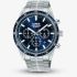 Lorus Mens Sports Chronograph Blue Dial Bracelet Watch RT347LX9
