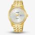 Lorus Ladies Classic Silver Dial Gold Tone Bracelet Watch RL406CX9