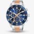 Lorus Mens Sports Chronograph Two Tone Bracelet Watch RM329JX9